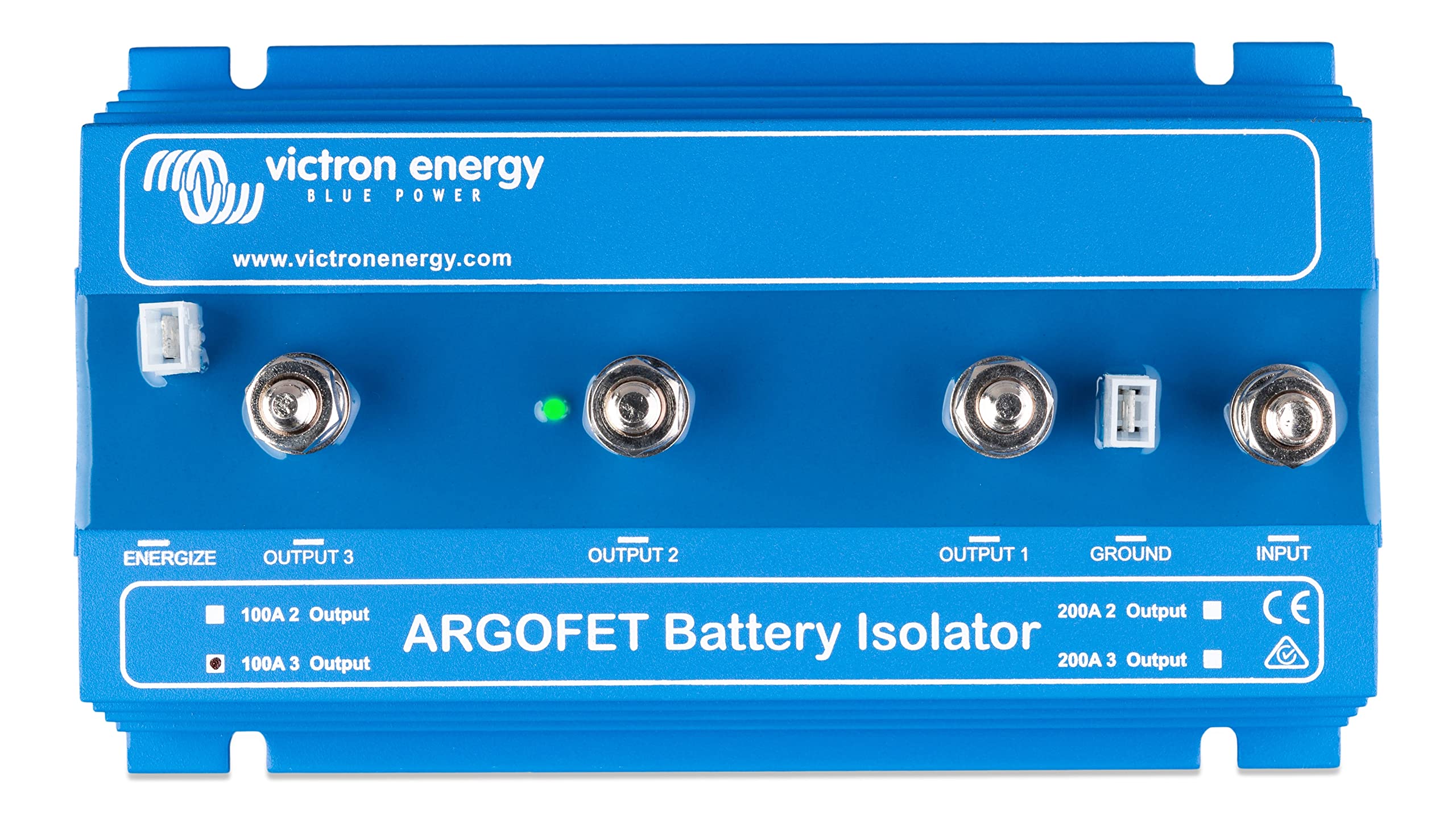 Victron Energy Argofet 100-3AC Battery Isolator - 100 Amp for 3 Batteries | Marine, RV & Off-Grid Power Systems | Reliable Battery Management Solution