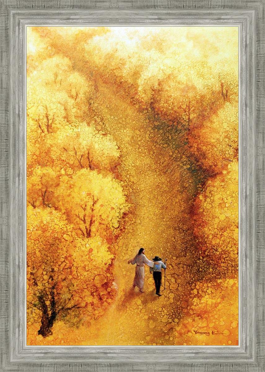 By Your Side - Heartwarming Art Print by Yongsung Kim - Perfect for Home Decor, Office Inspiration & Gift Giving