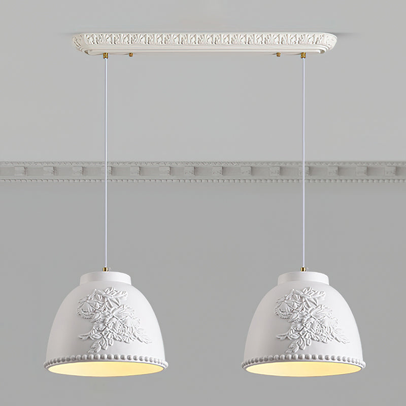 Handmade Carved Resin Pendant Light - Modern Boho Ceiling Fixture for Living Room, Bedroom & Dining Room Decor