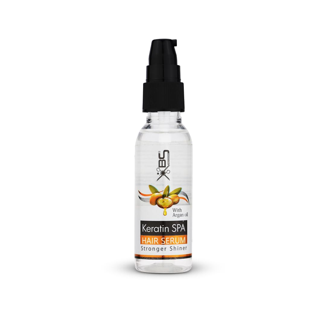 Xbs Professional Argan Oil & Keratin Hair Serum 100ML - Deep Conditioning Treatment for Dry, Damaged Hair - Salon-Quality Repair & Shine for All Hair Types - Perfect for Daily Use & Styling Protection