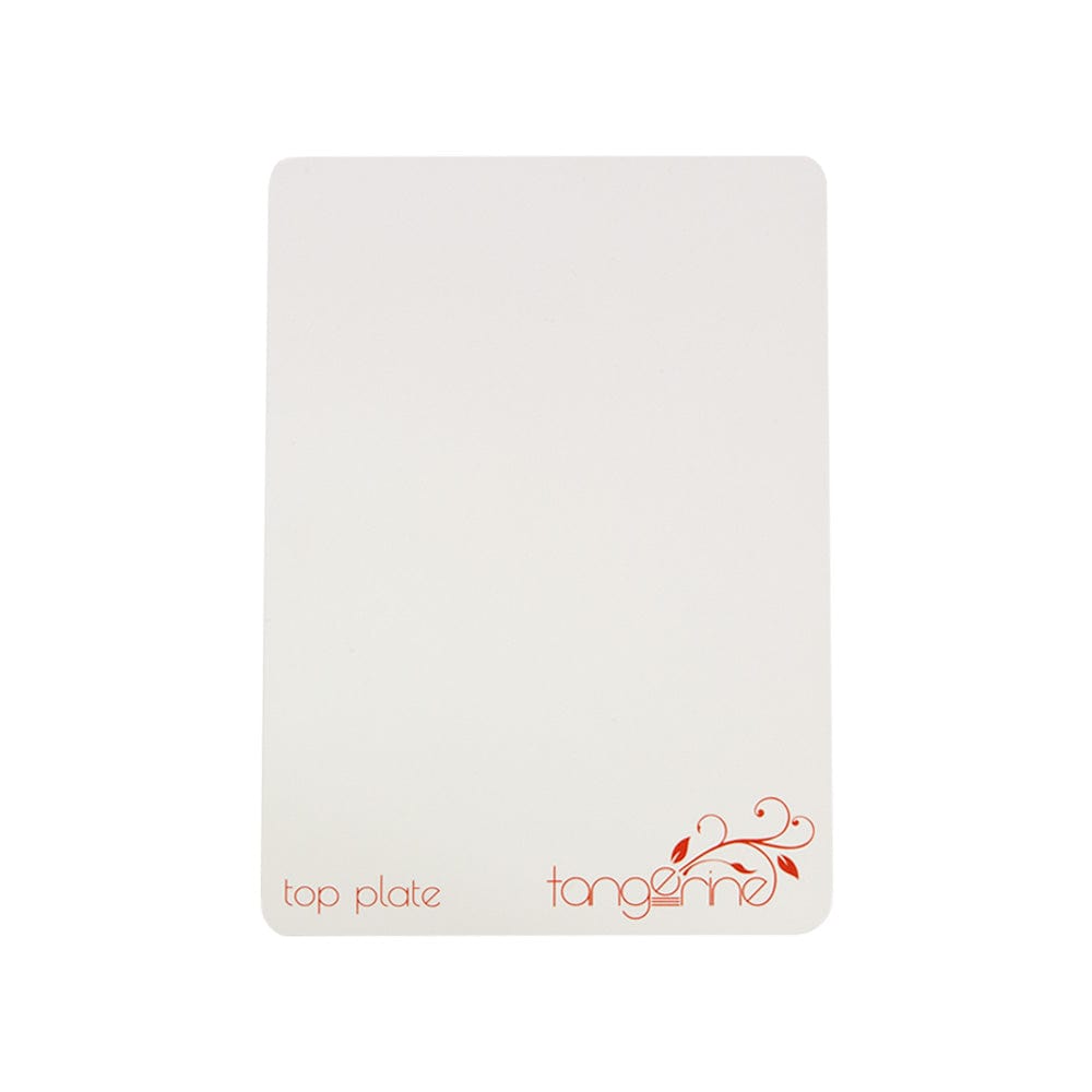 Tonic Studios Tangerine & White Mini Top Plate - 149e | Elegant Cake Decorating Tool for Wedding, Birthday & Special Occasion Cakes