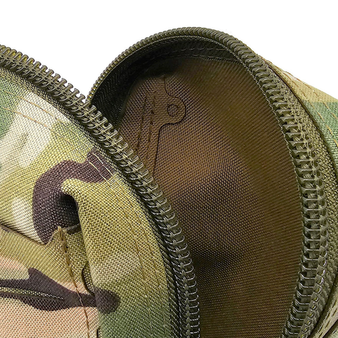 Esstac Medium LITE GP Pouch with 3 Malice Clips | Tactical MOLLE Pouch for Military & Outdoor Gear | Made in USA | Perfect for Range Days, Hiking & Survival Kits