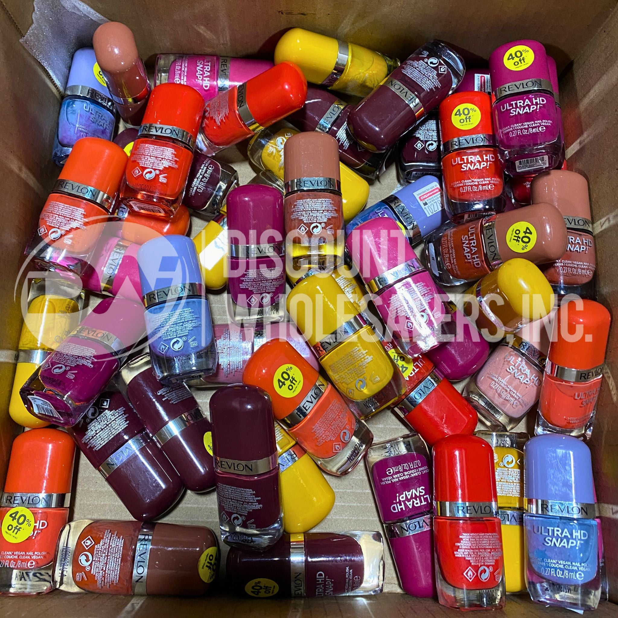 Revlon Ultra HD Snap! Nail Polish Set - 50 Pieces (0.27 Fl Oz Each) - Long Lasting, High Gloss Finish - Perfect for Manicures, Pedicures, Nail Art & Salon Use