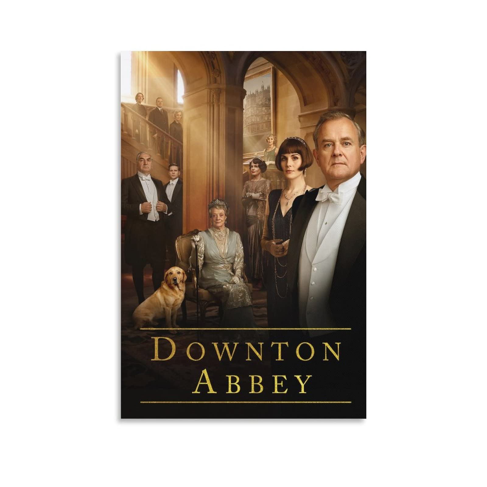 Downton Abbey Movie Poster - Premium 24x36 Inch (60x90cm) Wall Art Print for Theater Room, Bedroom & Home Decor | Vintage Film Poster for Cinema Lovers & TV Show Fans