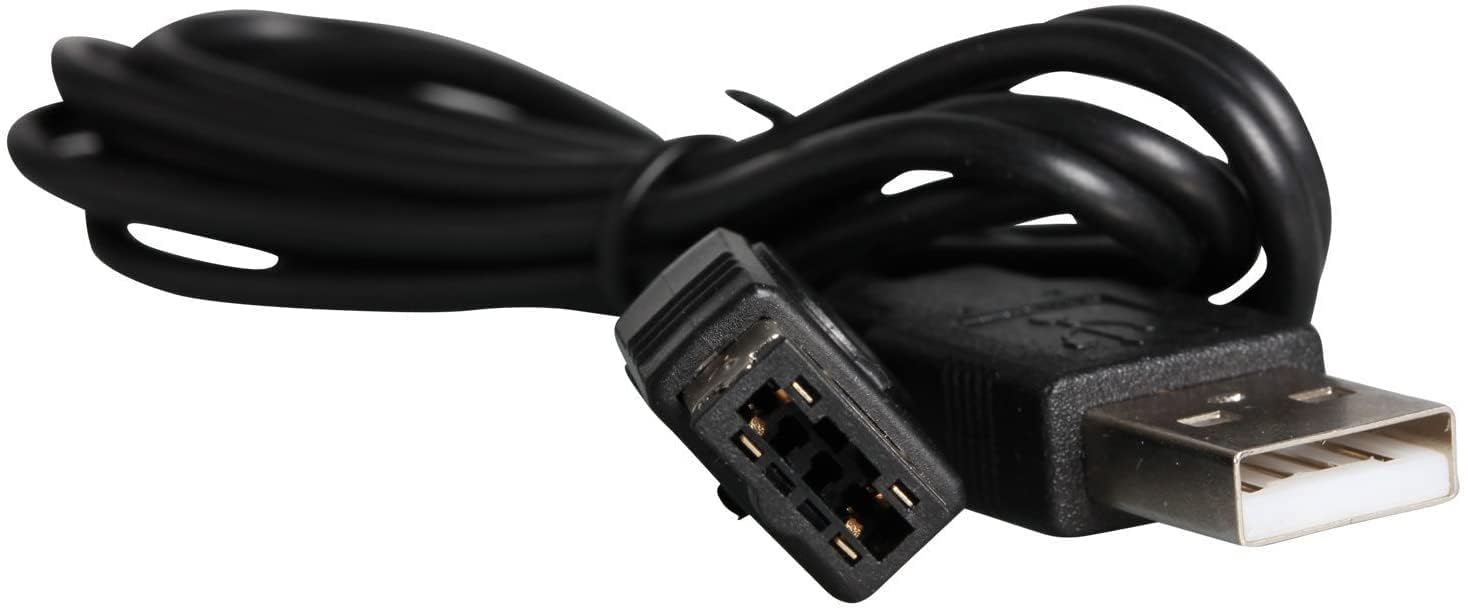 USB Charging Cable for Gameboy Advance SP & Nintendo DS - 1.2M Durable Black Cord with Fast Charging | Compatible with GBA SP | Perfect for Gaming On-The-Go & Travel Accessories