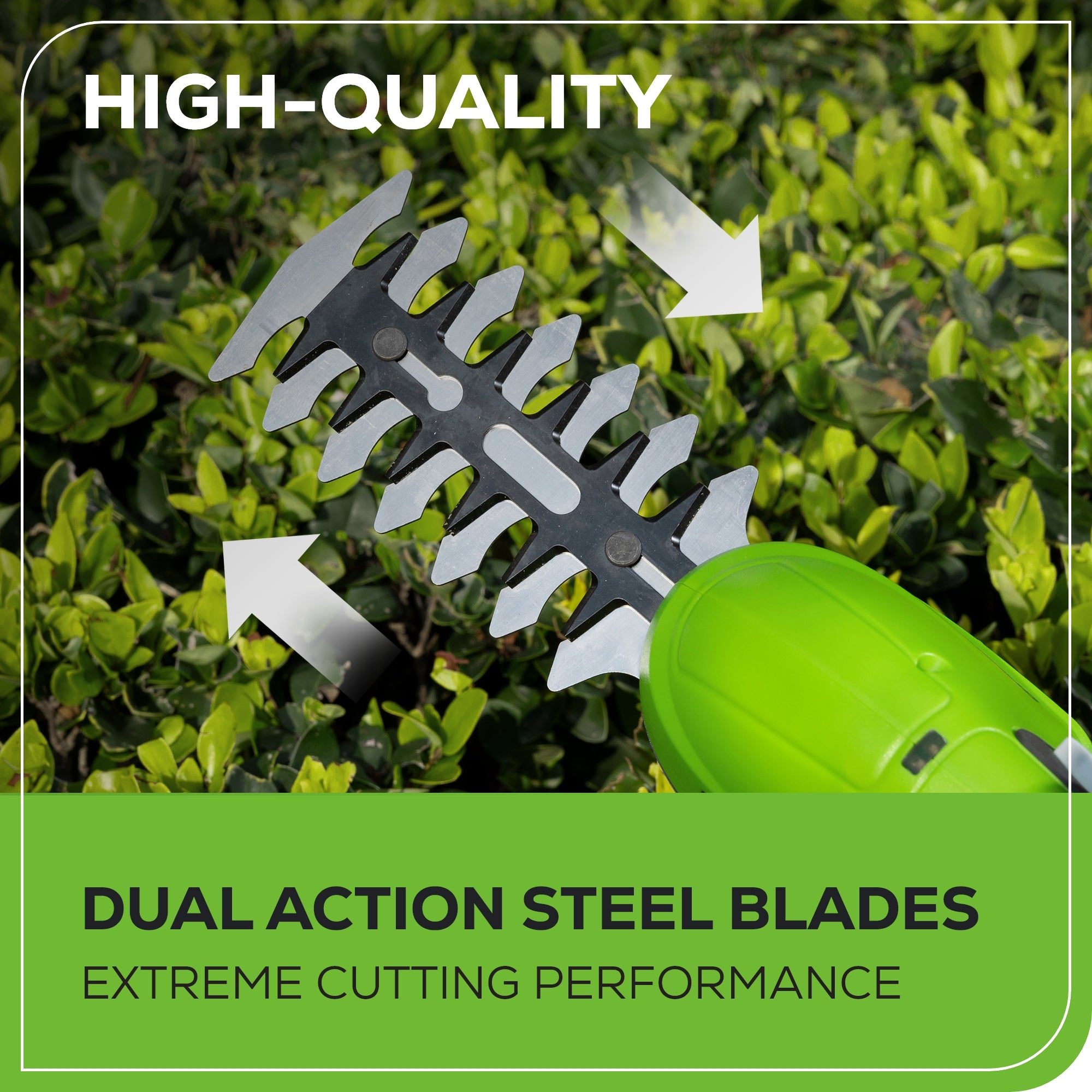 7.2V Rechargeable Electric Garden Shears - Cordless Pruning Shears for Trimming Hedges, Bushes & Branches - Perfect for Landscaping, Gardening & Yard Maintenance