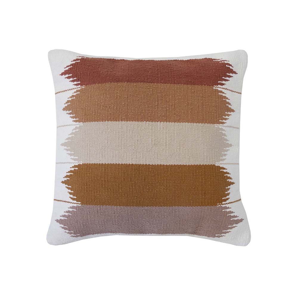 Barwon Ivory Square Filled Cushion - Soft Decorative Throw Pillow for Sofa, Bed & Home Decor - Perfect for Living Room, Bedroom & Office