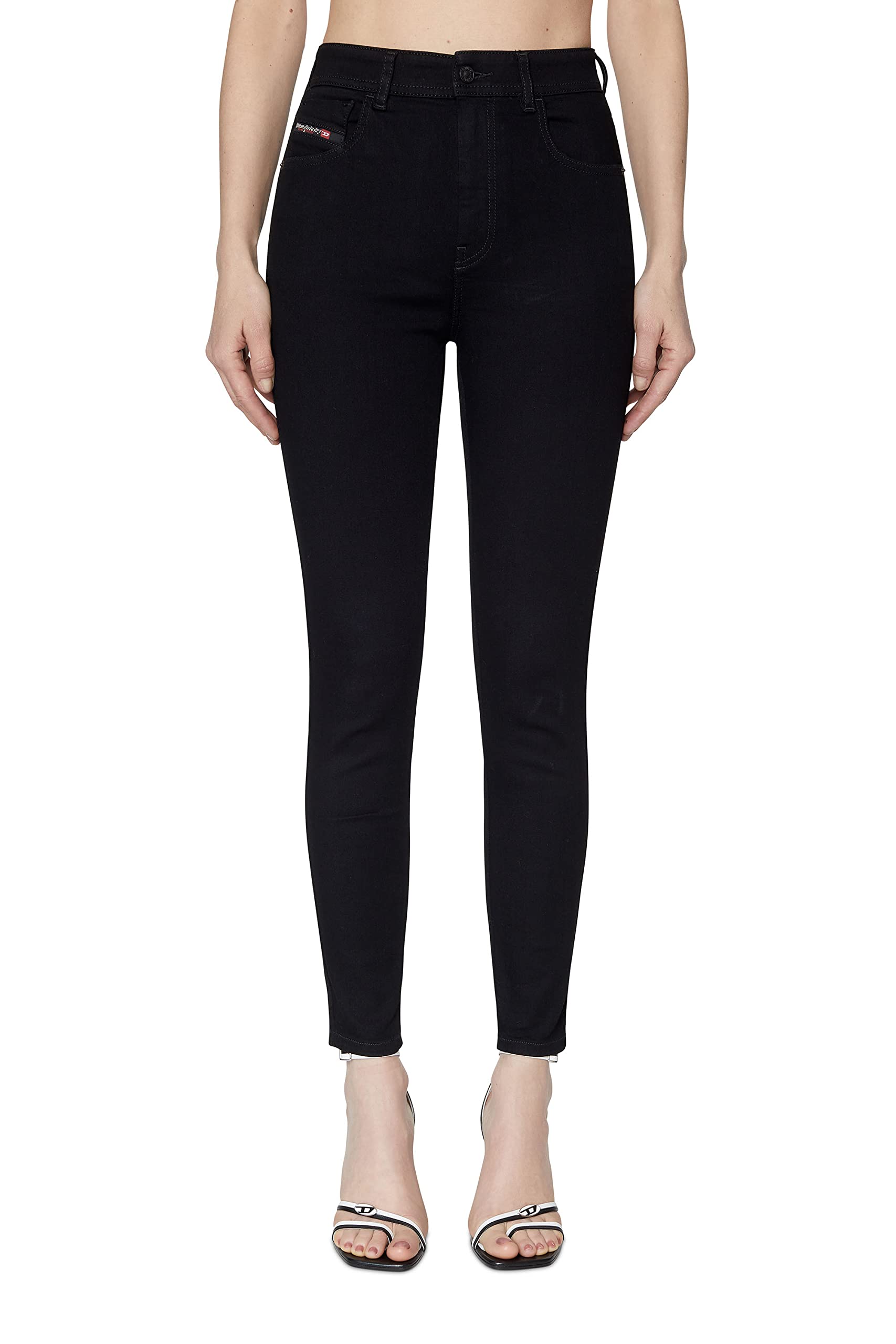 Diesel Women's High Waist Skinny Jeans - Stretch Denim Pants for Casual Wear & Night Out | Fashionable Comfort for Everyday Style