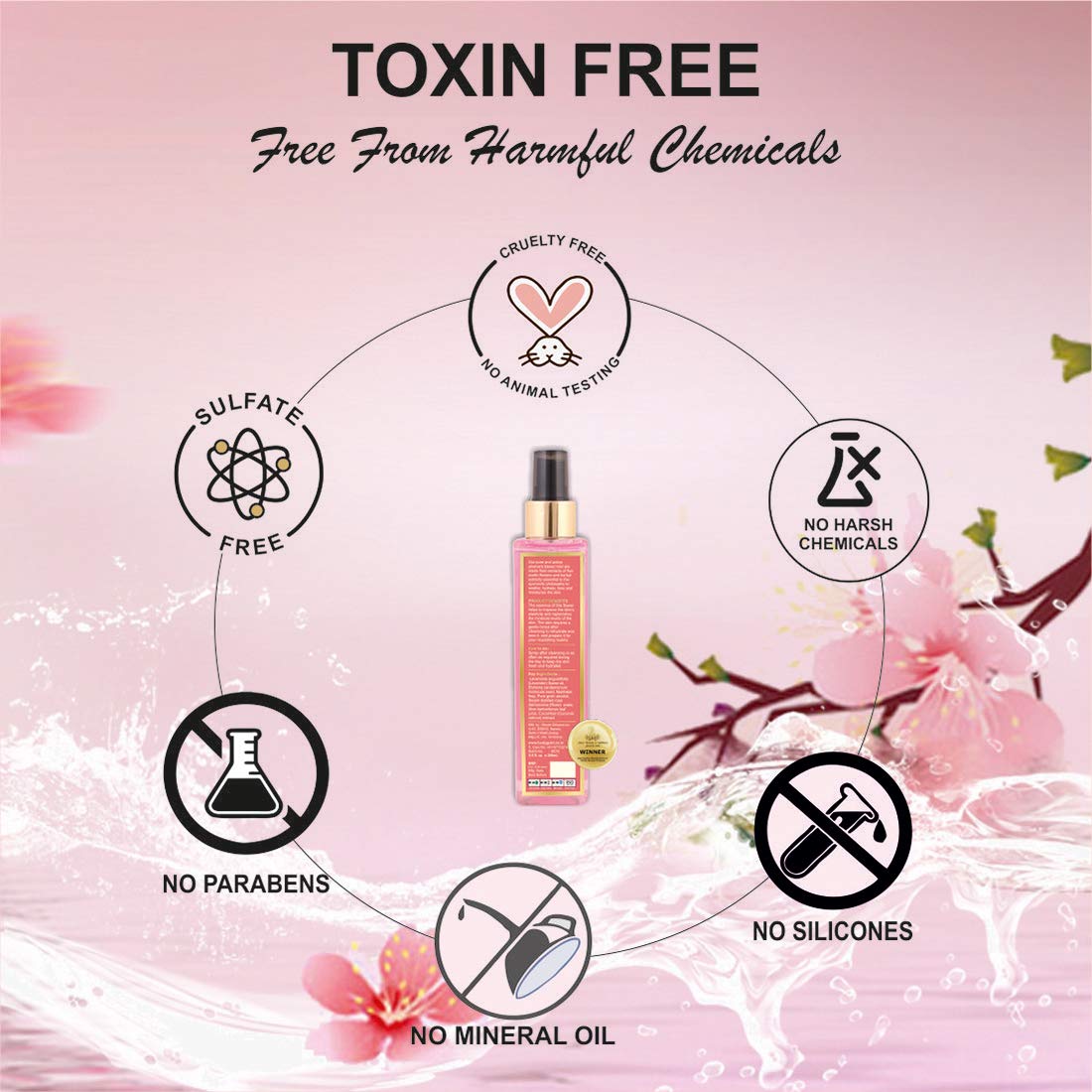Body Gold Face & Body Mist - Mukhalat & Panch Pushp Infused with Fresh Herbs | Paraben & Sulfate Free | 200ml | Hydrating & Refreshing for Daily Use & Special Occasions