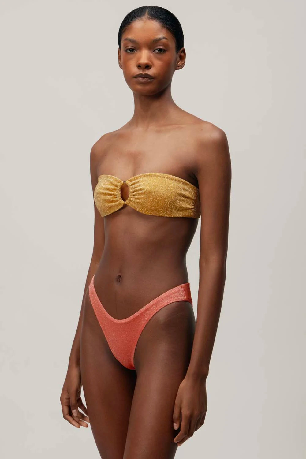 Ola Bikini Bottom - Women's Sexy High Waisted Bikini Swimsuit for Beach, Pool & Summer Vacation | Trendy Two Piece Bathing Suit with Adjustable Straps