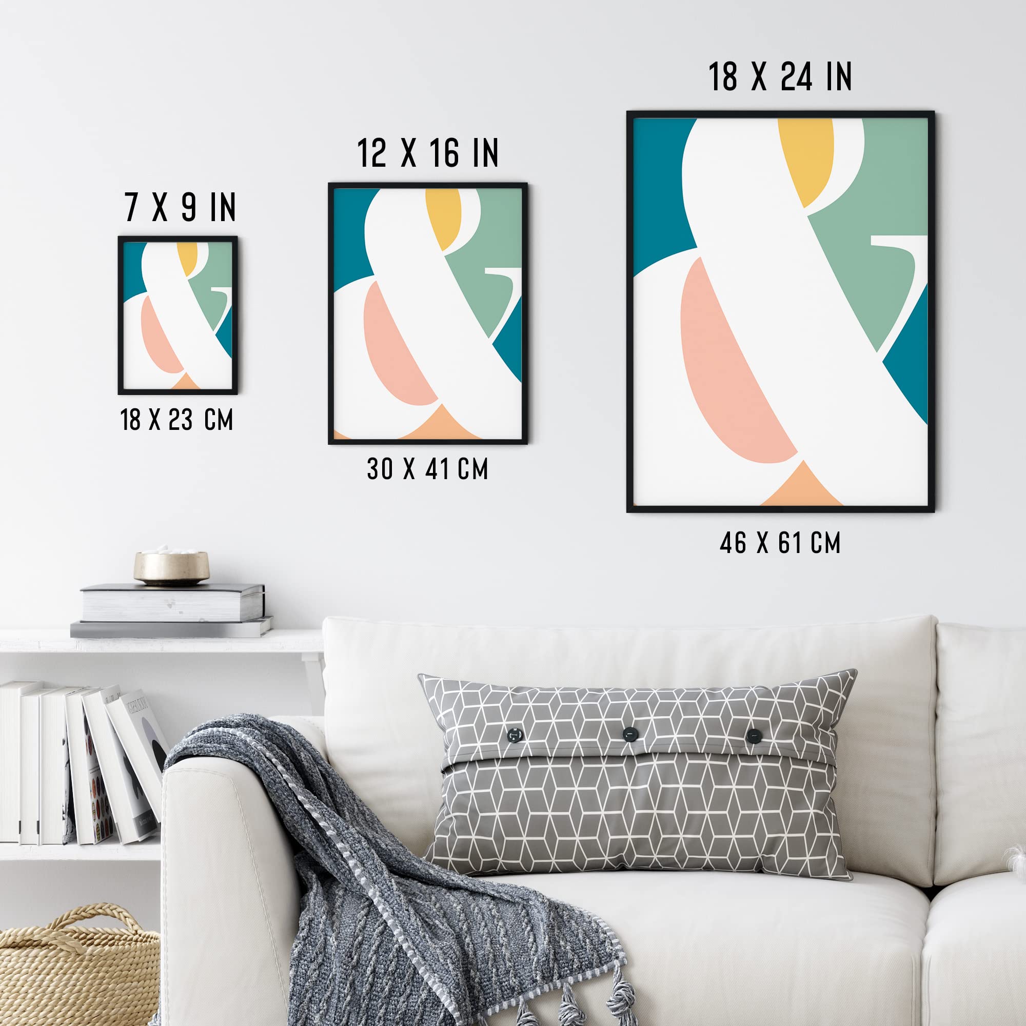 Wassily Kandinsky Romantic Landscape Art Print - Framed Wall Decor Poster 12x16 Inch - Perfect for Living Room, Bedroom & Office Decor