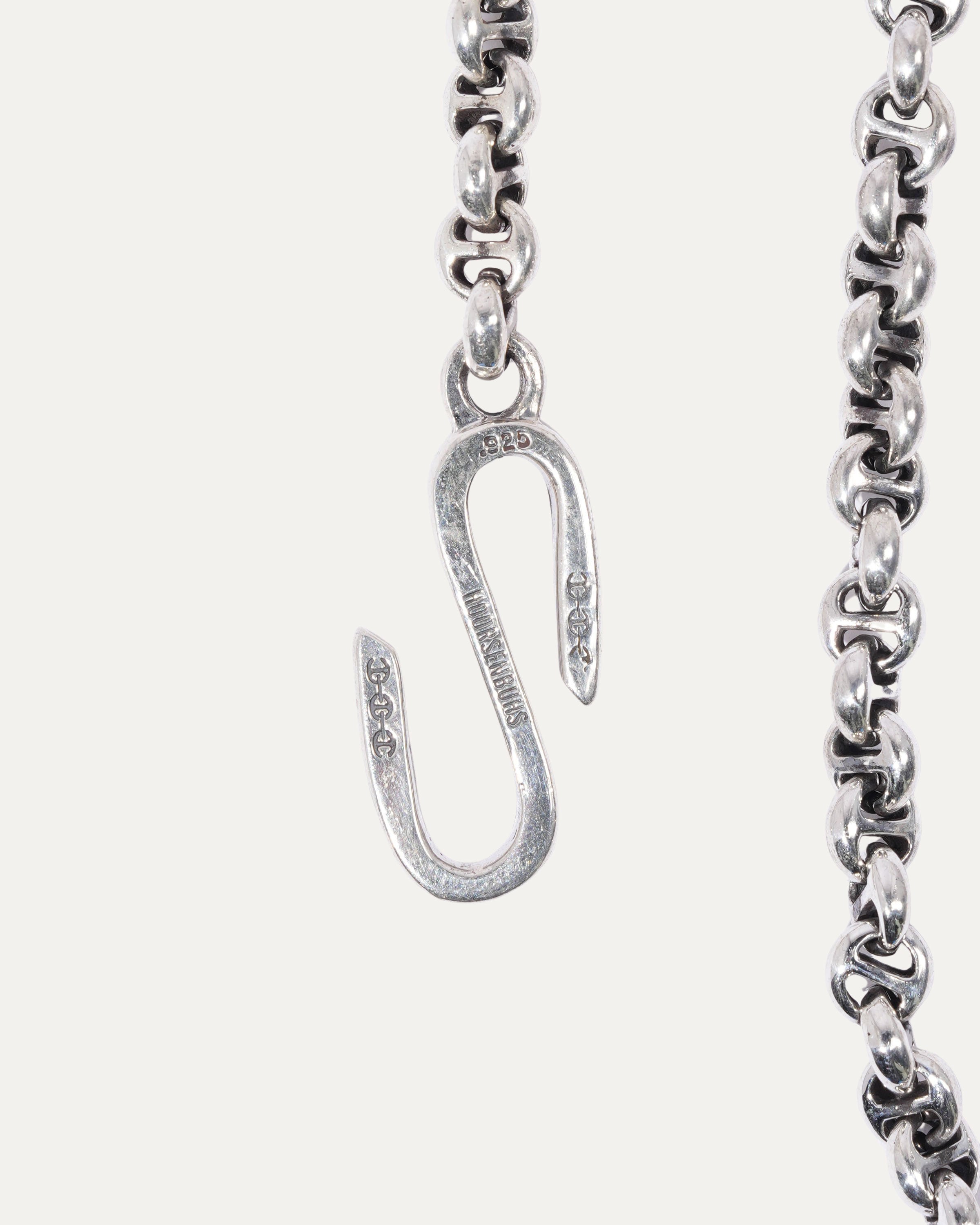 5MM Open Link Wallet Chain with Diamond Toggle - Stylish Silver Hip Hop Accessory for Men & Women | Perfect for Jeans, Belts, and Biker Fashion