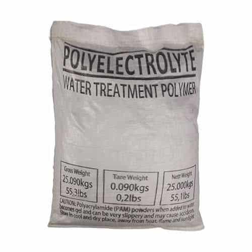 Polyelectrolyte Chemical 5kg for Wastewater Treatment - Industrial & Municipal Sewage Treatment Plant Use | Effluent Purification & Sludge Dewatering Solution