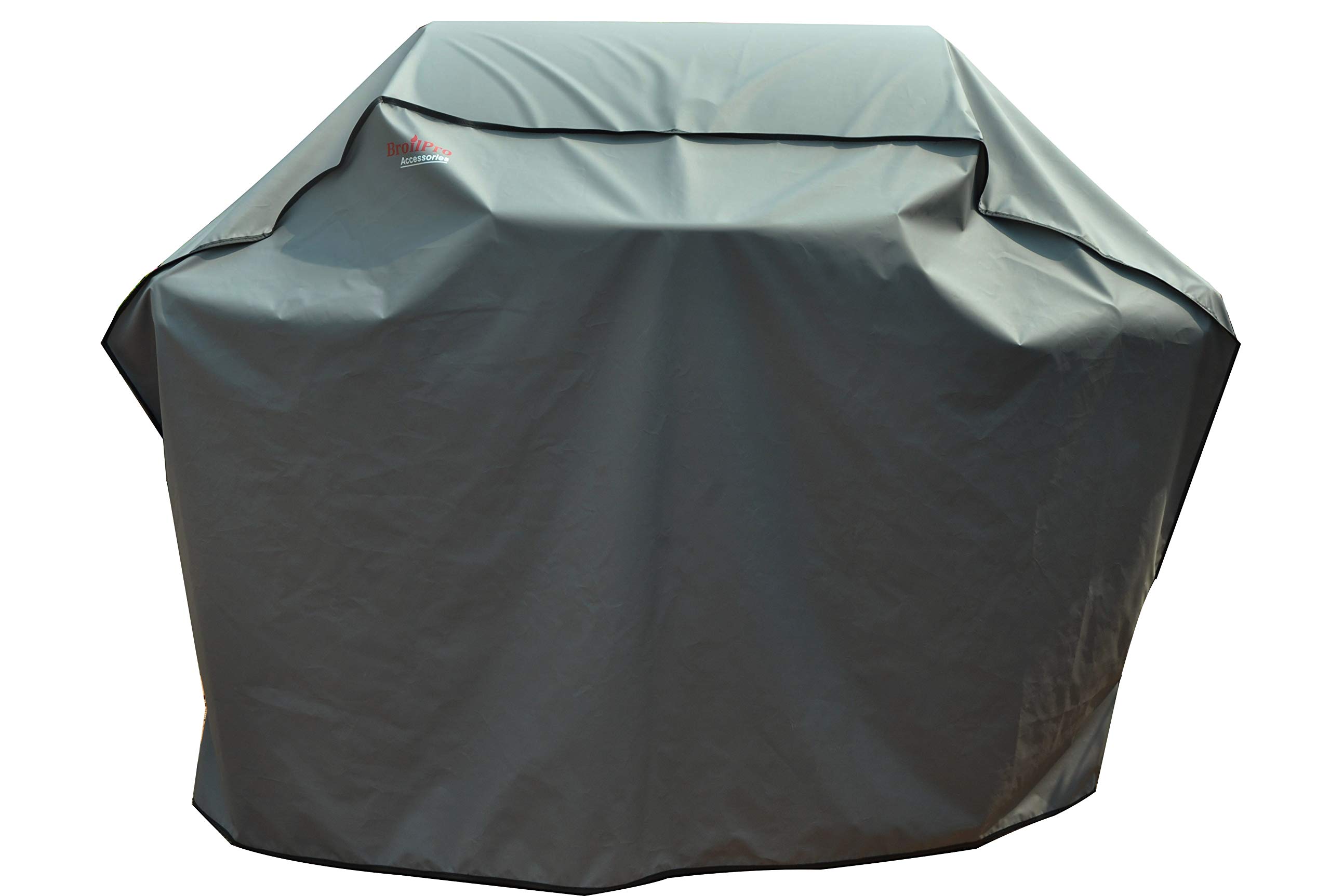 Heavy Duty 58-Inch Waterproof Gas Grill Cover - Fits Weber, Char-Broil, Coleman Grills - Weatherproof Gray Outdoor BBQ Cover for Patio, Backyard & Camping Use