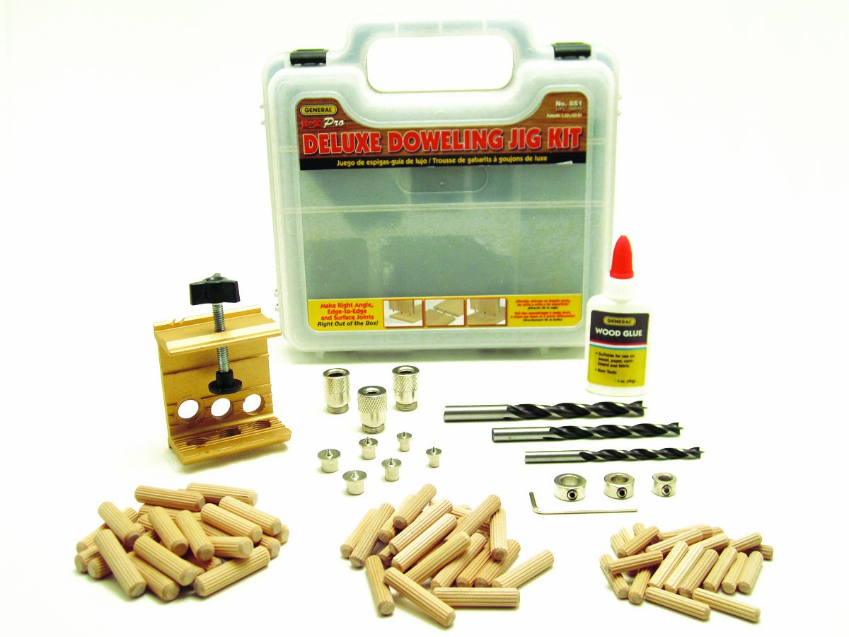 E-Z Pro Deluxe Dowel Jig Kit - Woodworking & DIY Projects