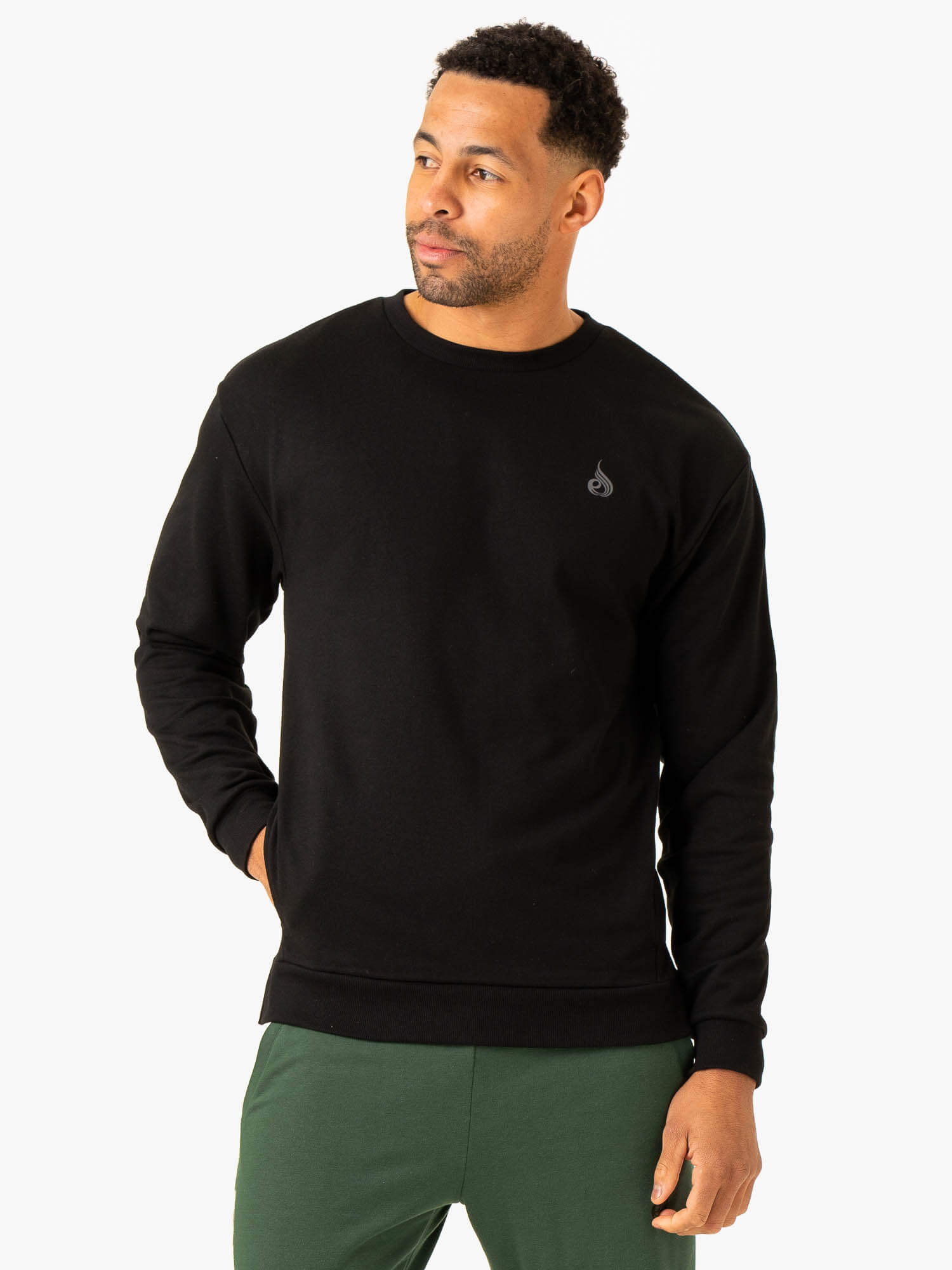 Heritage Classic Crew Neck T-Shirt for Men - Soft Cotton Black Tee - Casual Wear & Everyday Outfits