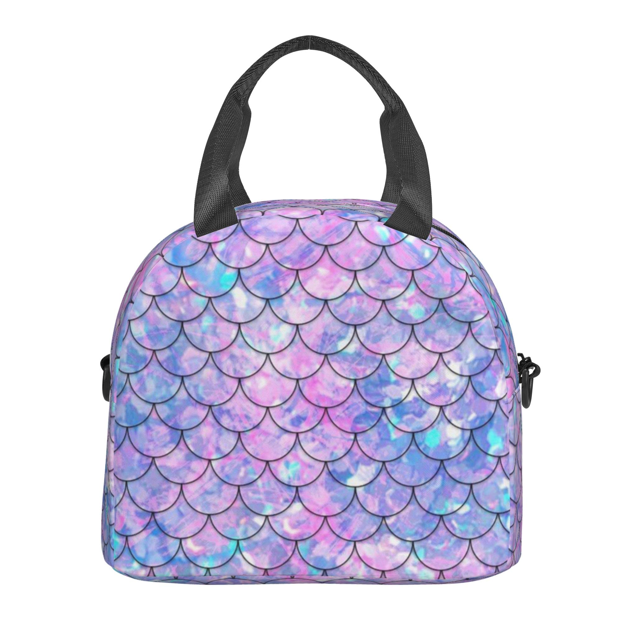 Mermaid Insulated Lunch Box for Kids - Reusable Cooler Bag with Shoulder Strap for School, Office, Picnic & Travel | BPA-Free Thermal Lunch Tote for Boys & Girls | Perfect for School Lunches, Beach Trips & Daily Commute
