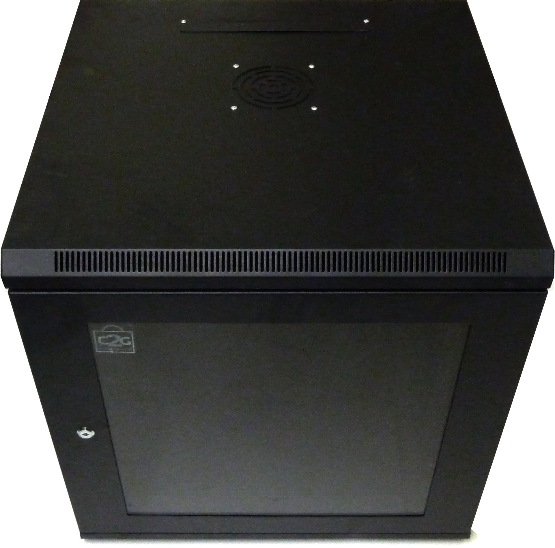 12U 450mm Black Wall Mount Network Server Rack Cabinet - Perfect for Patch Panels, PDUs & LAN Switches - Ideal for Home Office, Data Centers & IT Closets