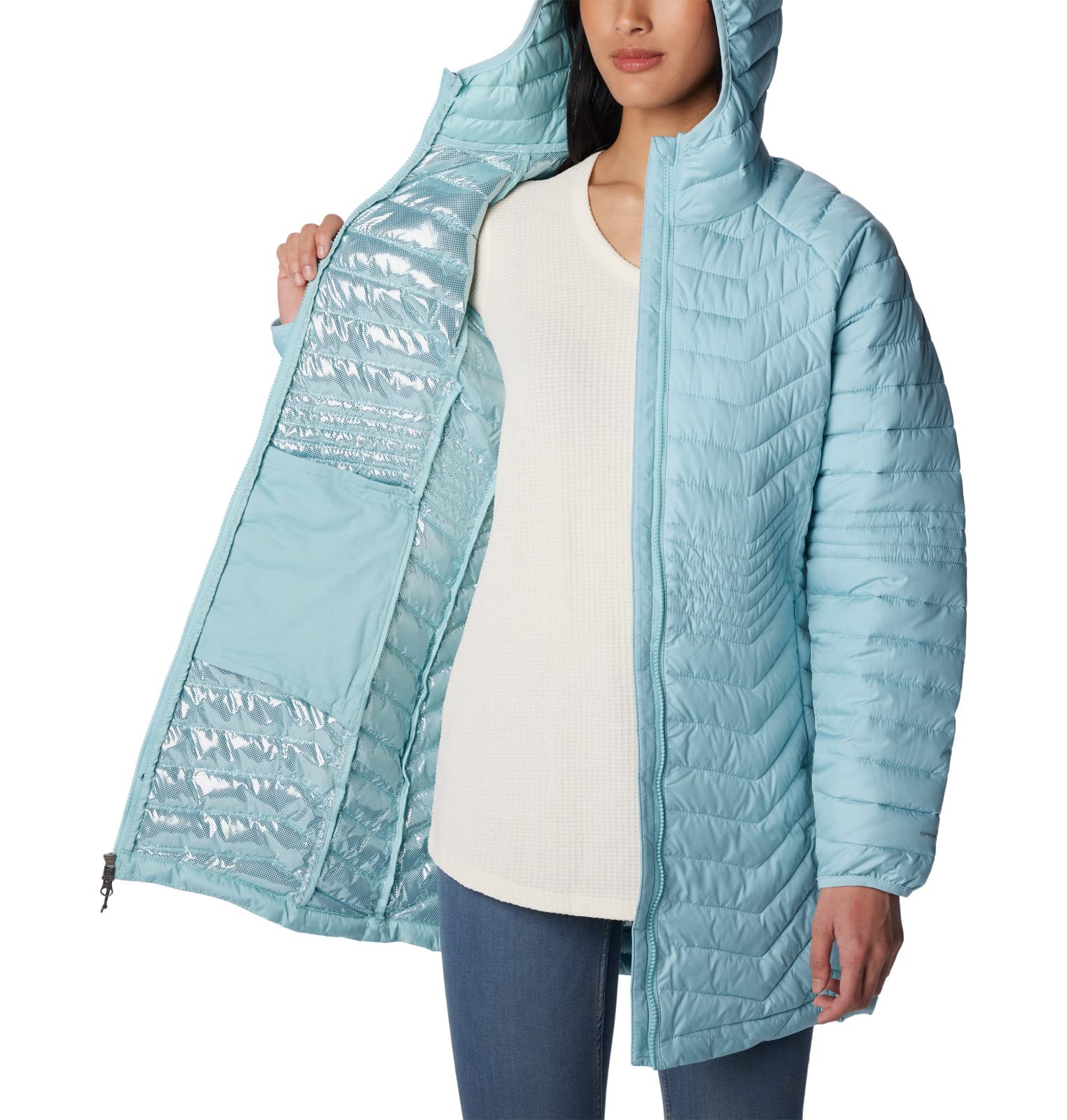 Columbia Women's Powder Lite Mid Jacket - Waterproof Winter Coat for Skiing, Snowboarding & Outdoor Activities | Lightweight Insulated Jacket for Cold Weather