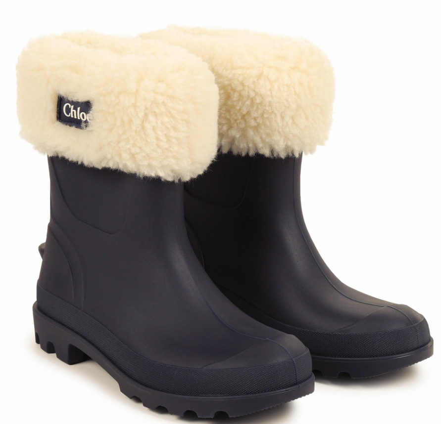 Chloe Women's Rain Boots Size 35-37 | Waterproof Chelsea Boots for Women | Perfect for Rainy Days, Gardening & Outdoor Activities