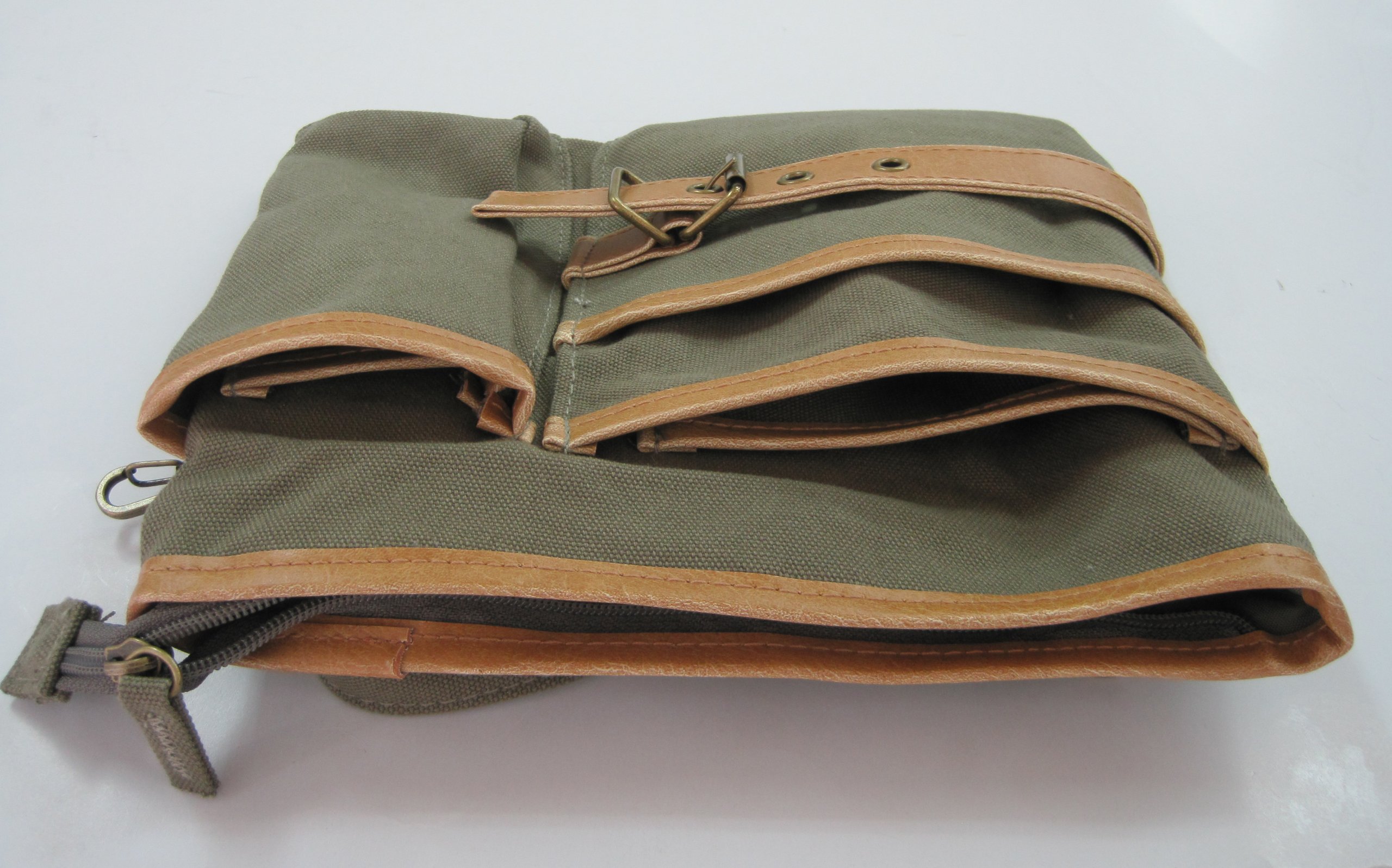 Premium Gardening Shears Case - Wide Size Khaki Storage Pouch for Scissors & Saws | Durable Cloth Organizer for Garden Tools (Perfect for Outdoor Gardening, Landscaping & DIY Projects)