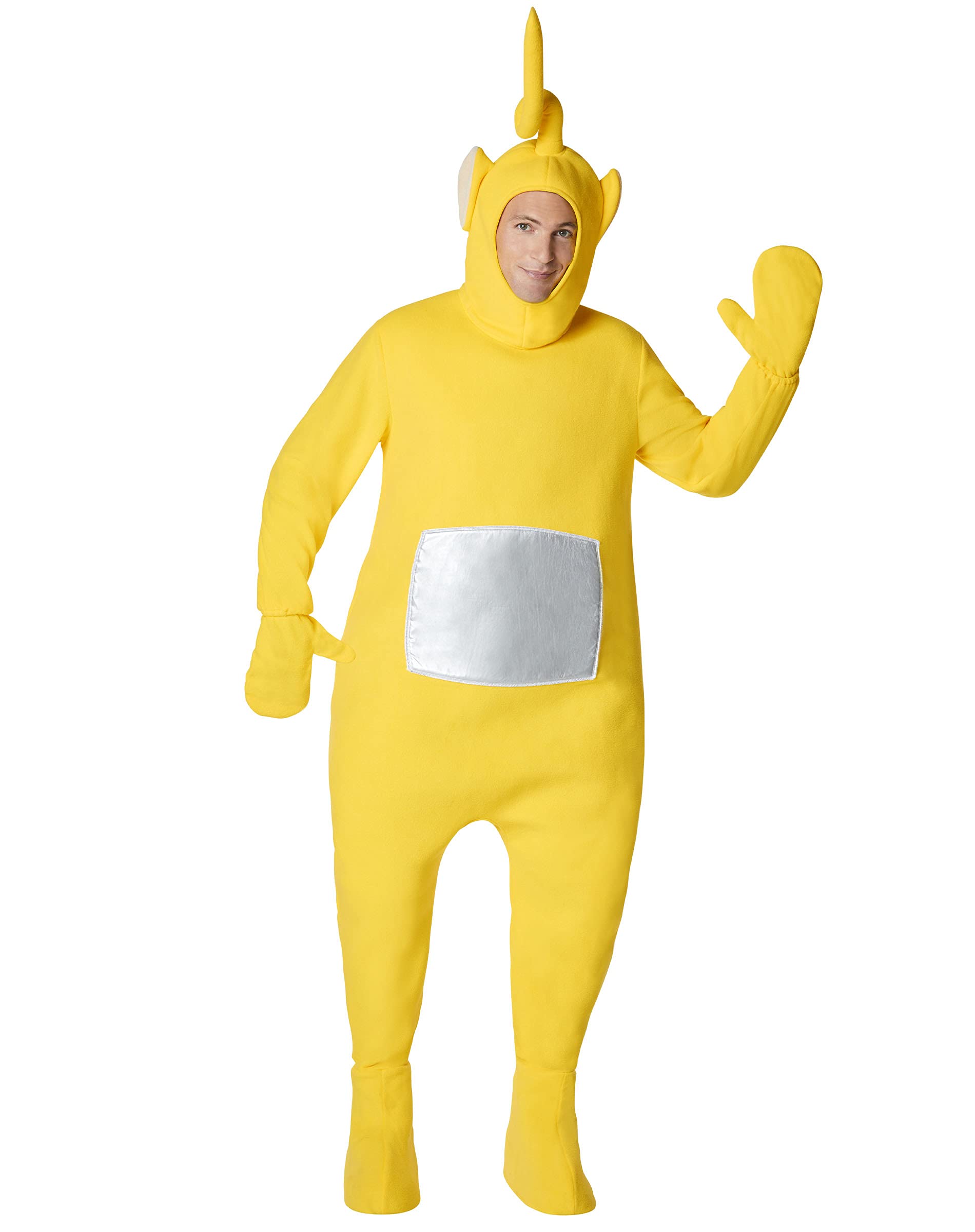 Official Laa-Laa Adult Costume - Yellow Teletubby Cosplay for Halloween & Parties