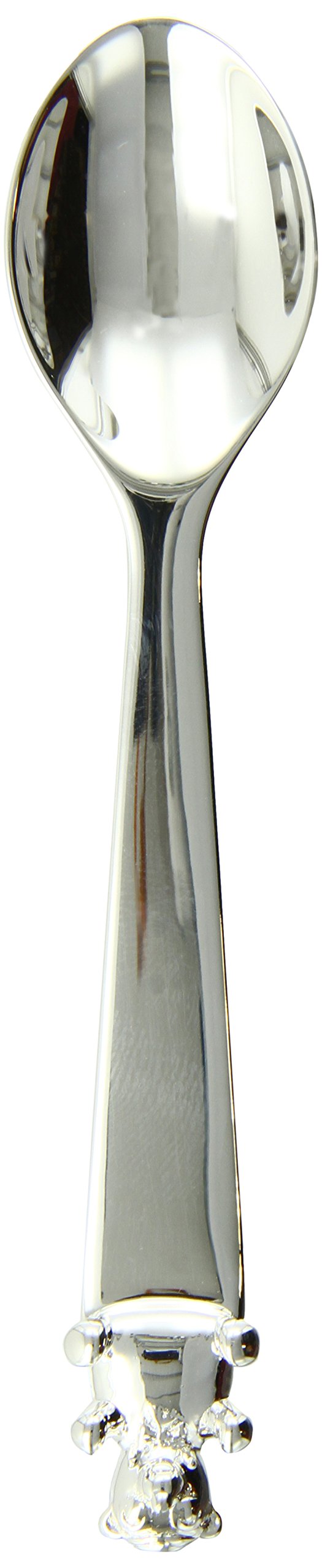 Premium .925 Sterling Silver Baby Feeding Spoon - Food Grade Safe, Engravable Gift for Newborns & Infants - Ideal for First Foods, Baby Showers & Christening Gifts