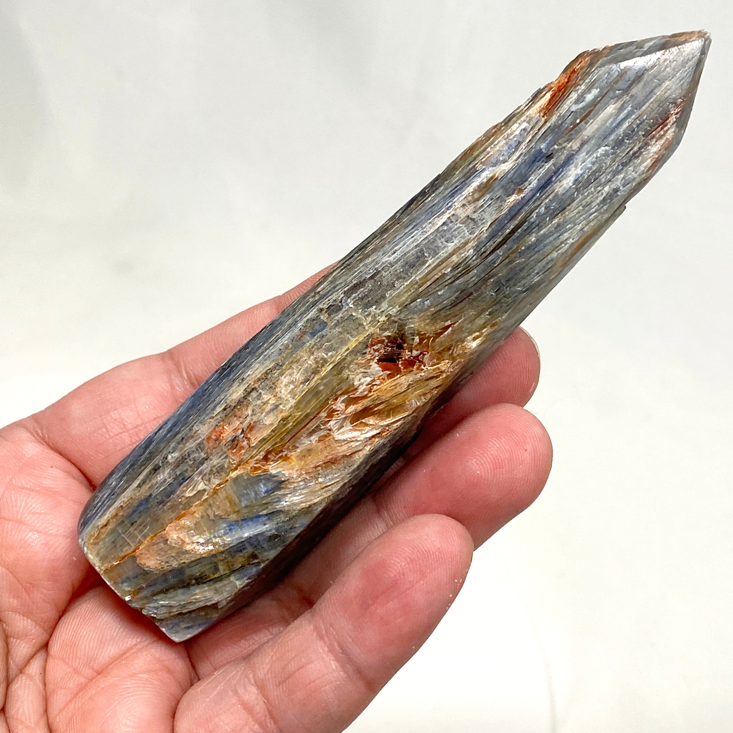 Natural Blue Kyanite Polished Crystal Point - Healing Stone for Meditation, Chakra Balancing & Energy Work - Perfect for Home Decor, Spiritual Gifts & Reiki Practice