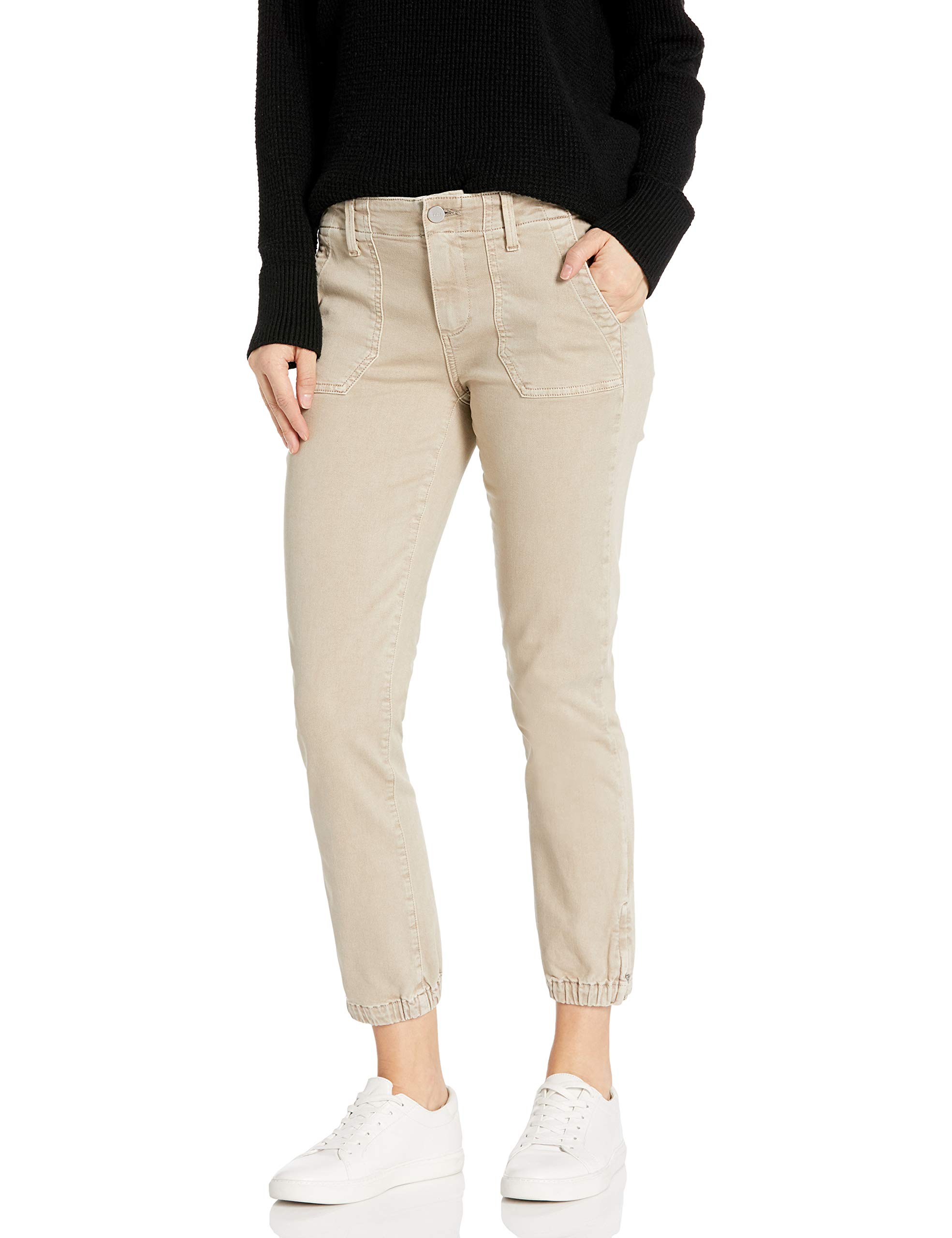 PAIGE Women's Mayslie Joggers with Grosgrain Side Stripe - Stylish Lounge Pants for Casual Wear, Workout & Home Comfort