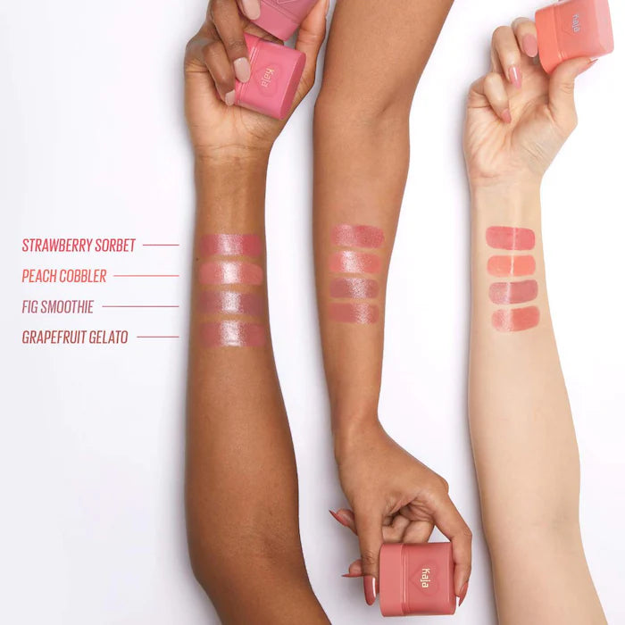 Kaja Dewy Bar Lip & Cheek Balm - Natural Blush & Tint for Lips & Cheeks | Vegan, Cruelty-Free Makeup | Perfect for Everyday Glow & On-The-Go Touch Ups