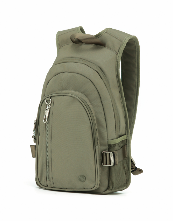 TOSCA TCA982 Anti-Theft Travel Backpack Khaki - Secure & Stylish Laptop Bag for Commuting, School & Outdoor Adventures