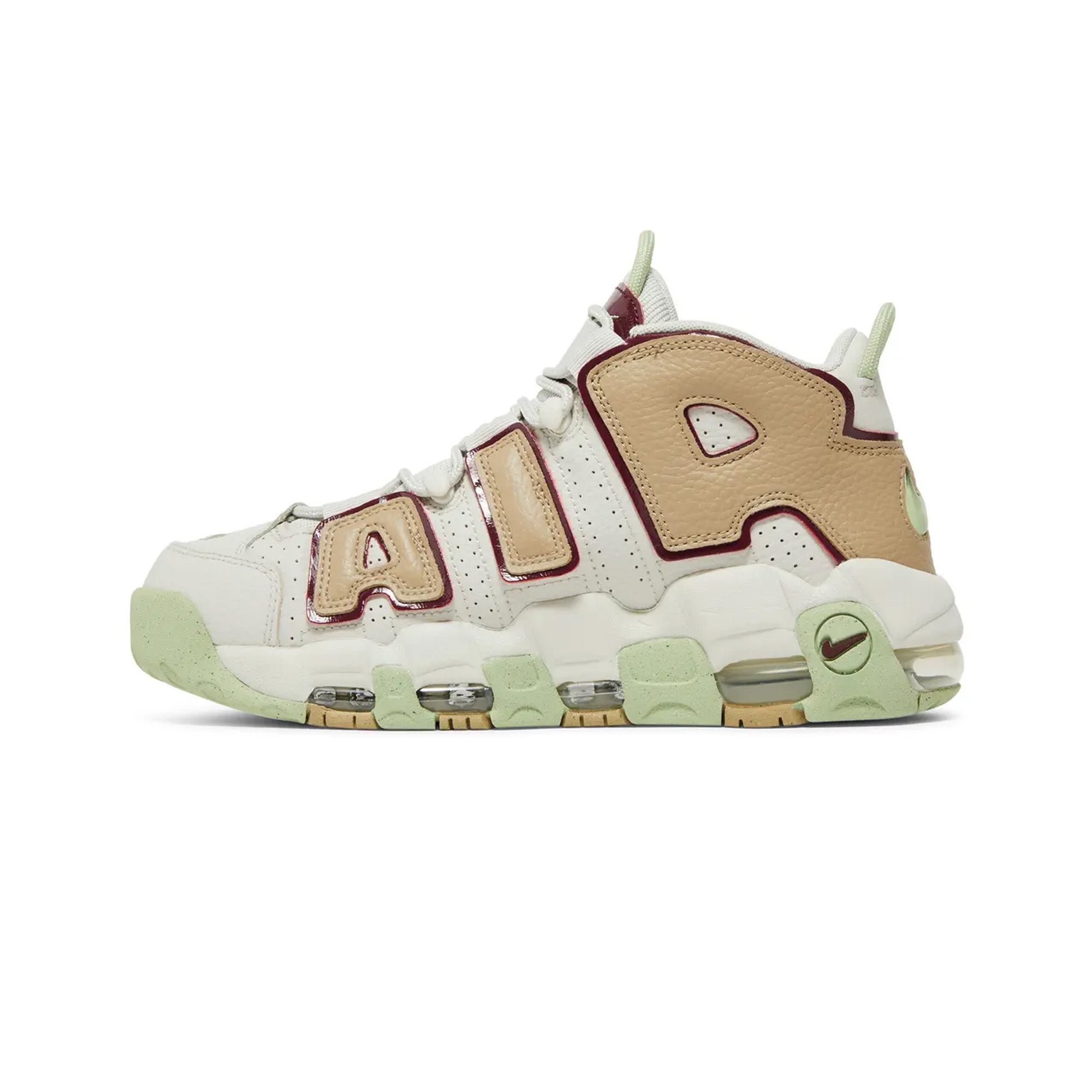 Air More Uptempo 'Light Bone Alligator' Women's Sneakers (2022) - Retro Basketball Shoes for Casual Wear, Street Style & Gym Fashion