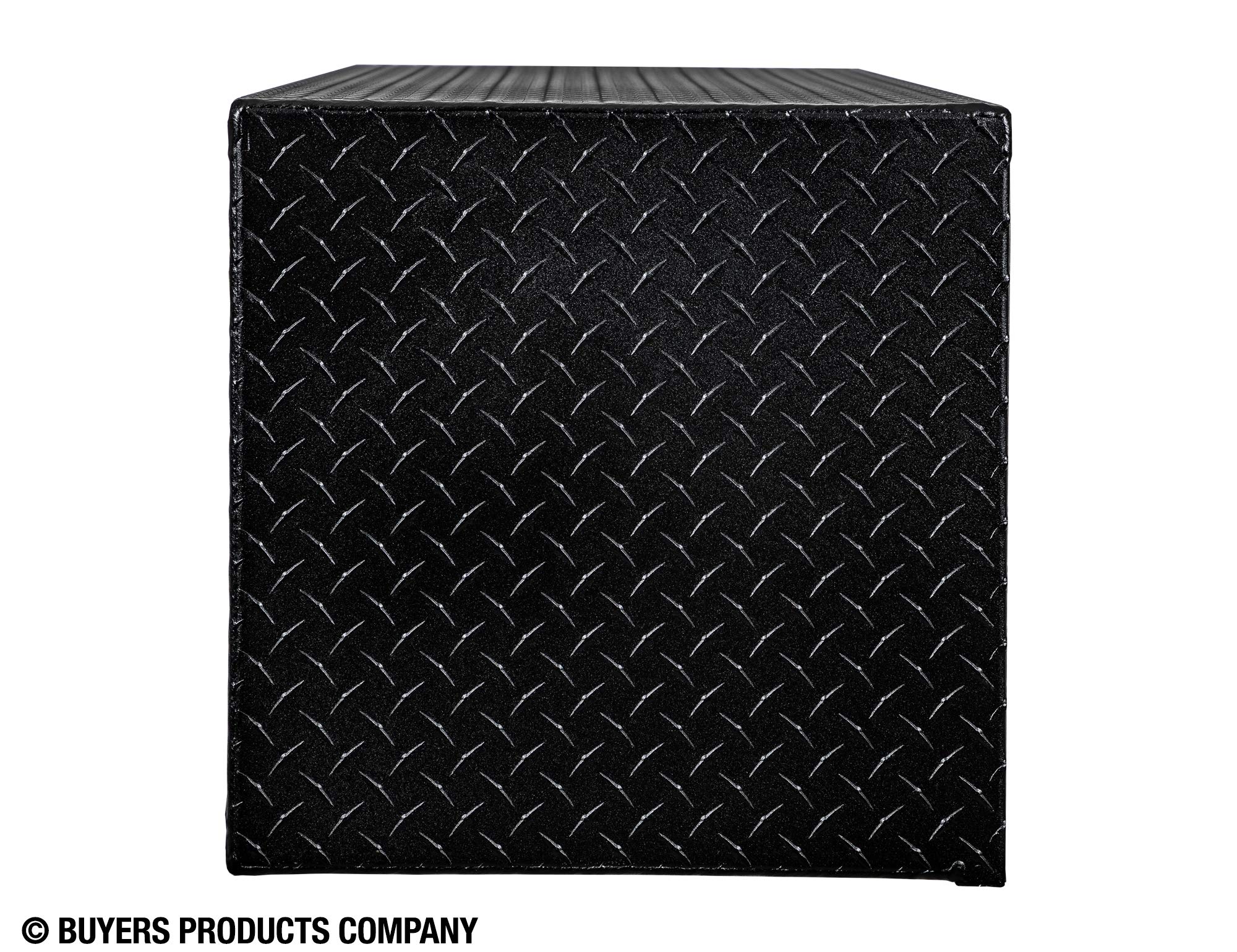 Buyers Products 1715105 Textured Matte Black Diamond Tread Aluminum Underbody Truck Tool Box - 18