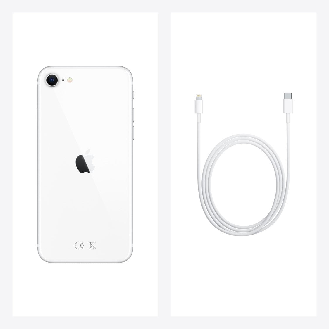 Apple iPhone SE (2nd Generation) 128GB White - Smartphone for Work, Travel & Everyday Use