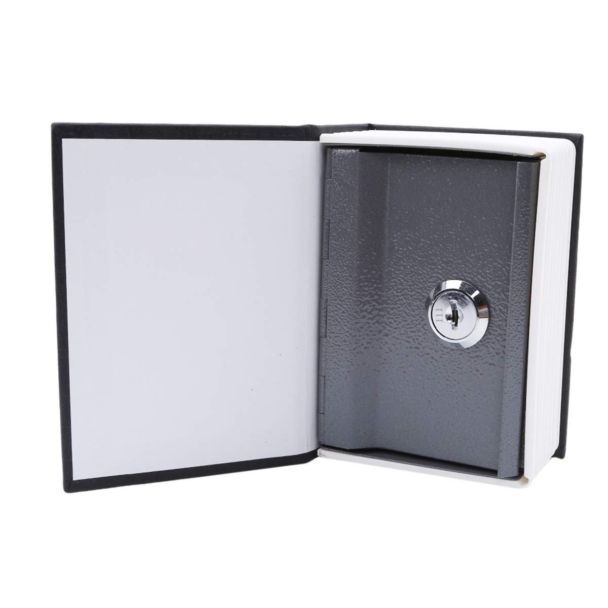 Small Book Safe with Key Lock - Dictionary Diversion Secret Storage Box for Cash & Valuables - Perfect for Home, Office & Travel Security