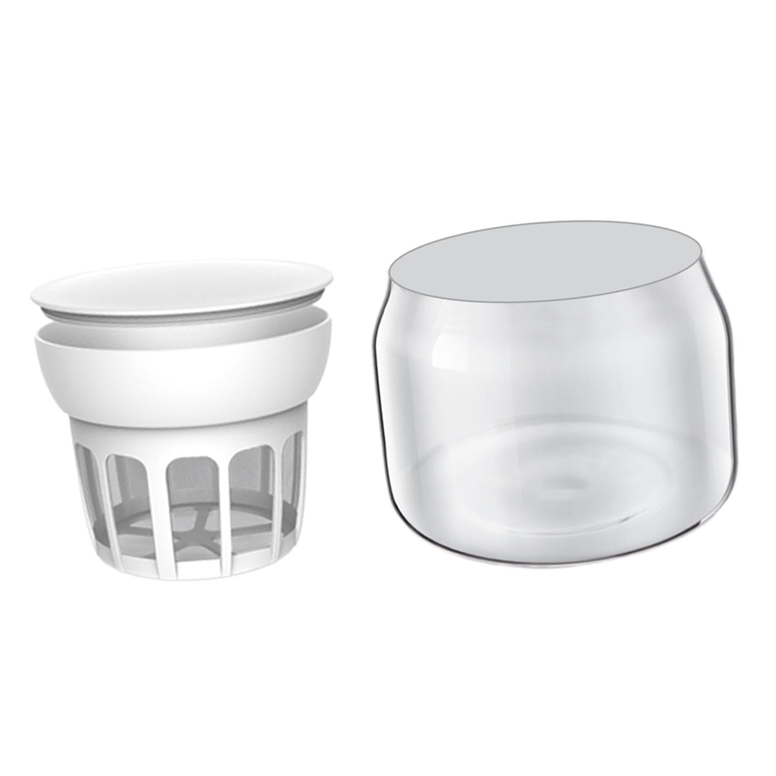 Whey Separator Nut Milk Maker & Greek Yogurt Strainer - Homemade Yogurt, Desserts, Jams, Nut Milk - Perfect for Kitchen, Healthy Snacks & DIY Recipes