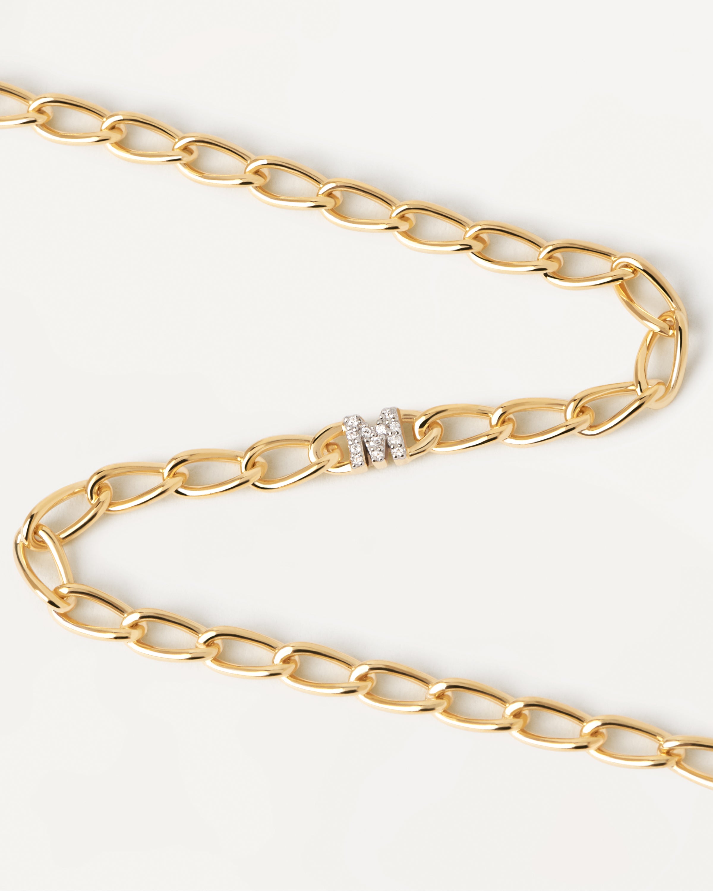 Stylish Letter M Chain Bracelet for Women - Gold & Silver Initial Jewelry Gift for Her - Perfect for Birthdays, Anniversaries & Everyday Wear