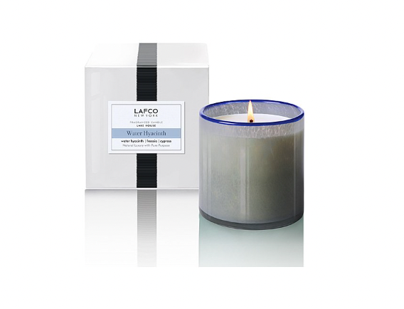 LAFCO Water Hyacinth Scented Candle - 15.5 oz Luxury Home Fragrance for Relaxation, Spa & Bedroom Decor