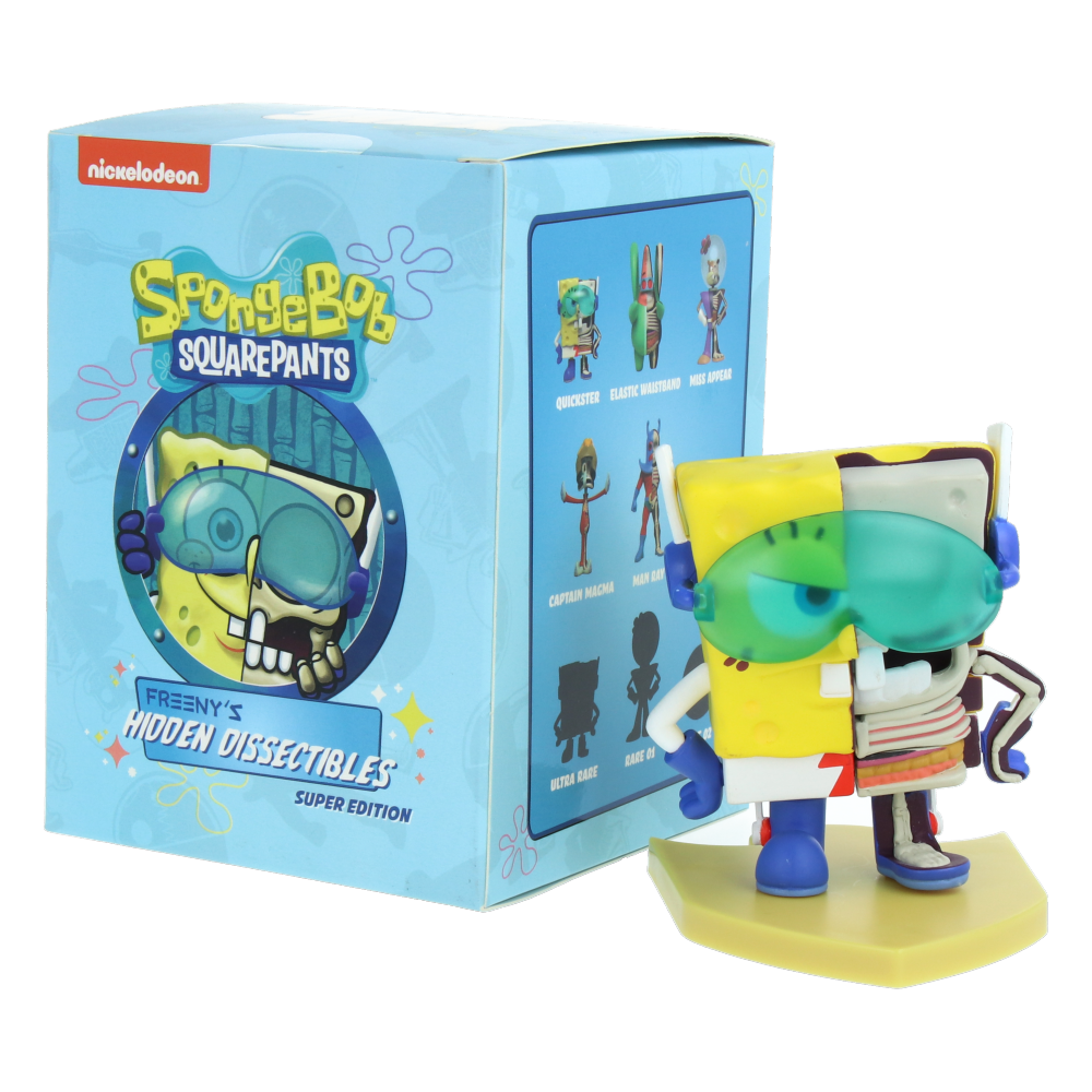 Freeny's Hidden Dissectibles SpongeBob Figure - Series 04 Super Edition Collectible Toy for Adults & Fans | Perfect for Display, Gifts, and SpongeBob Memorabilia Collections