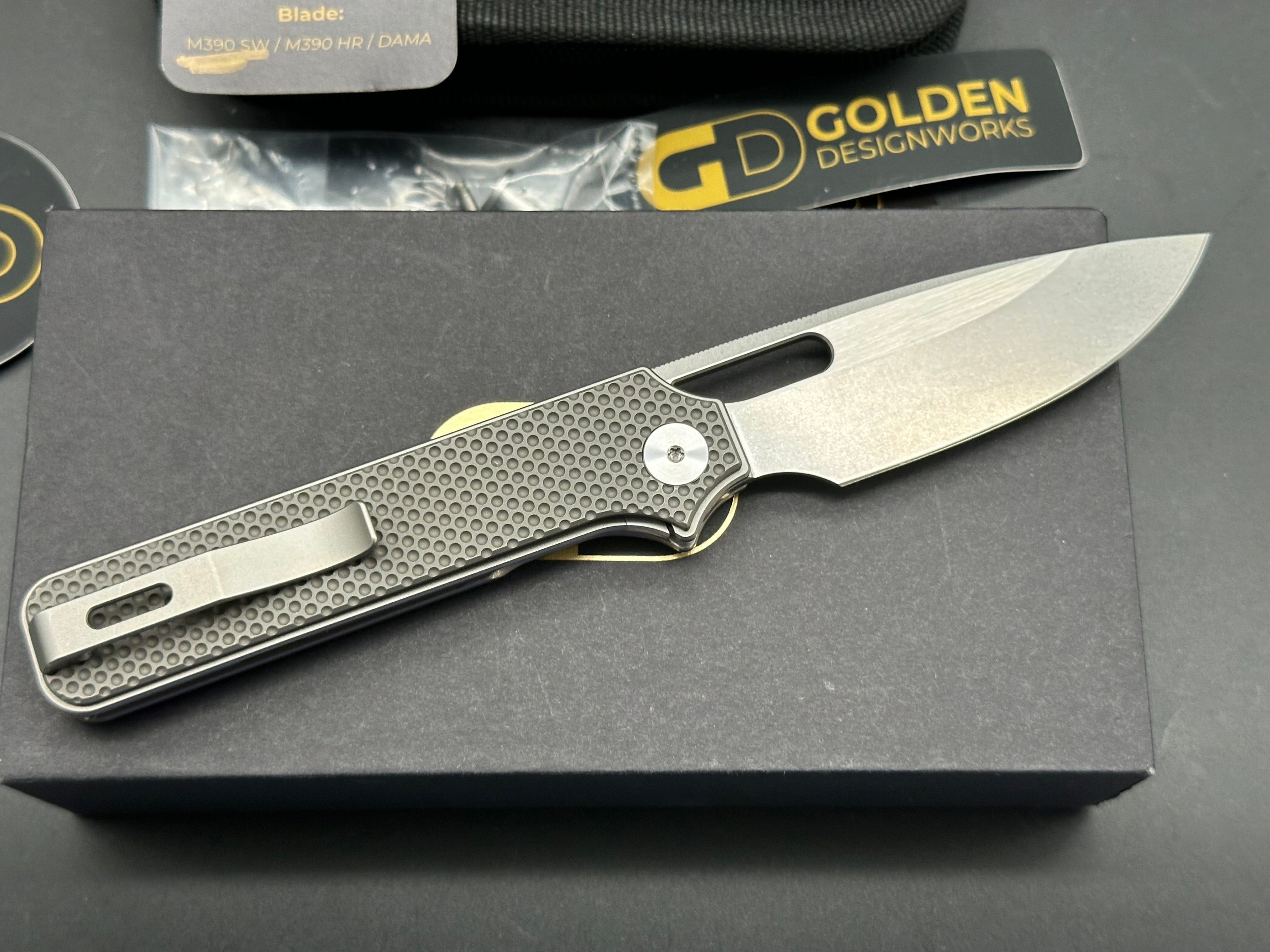 Premium M390 Steel Folding Knife - 3.25