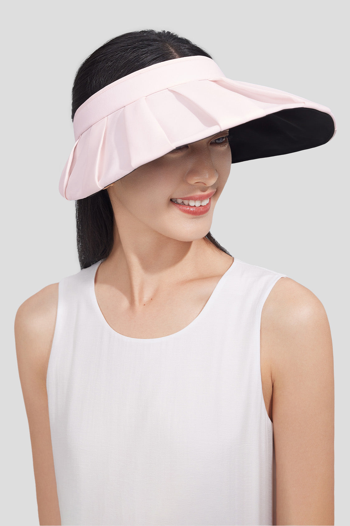 Bouffancy Women's UPF50+ Sun Visor Hat - Wide Brim UV Protection for Outdoor Sports, Golf, Beach & Summer Activities