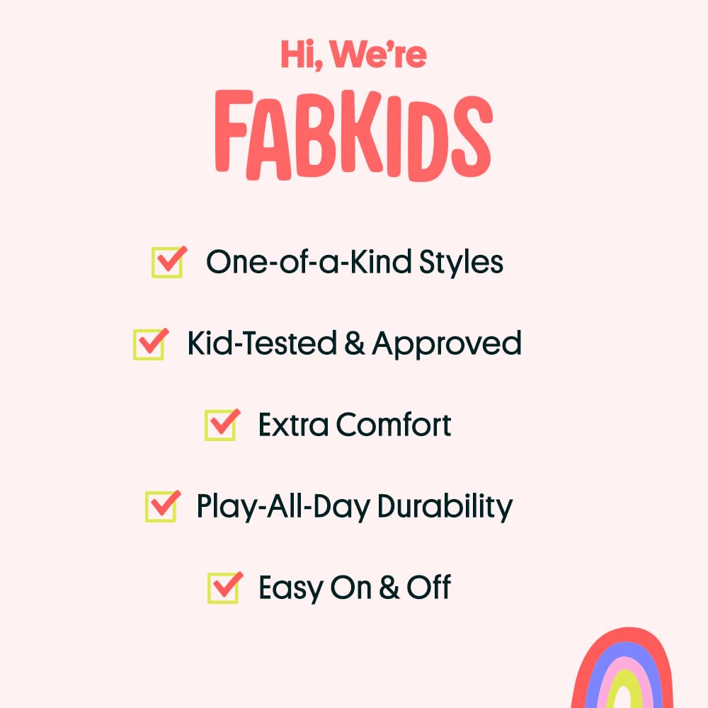 FabKids Girls Winter Mid Calf Snow Boots - Warm Faux Fur Lined Non-Slip Waterproof Boots for Toddler, Little & Big Kids | Perfect for Snow Play, School & Outdoor Winter Activities