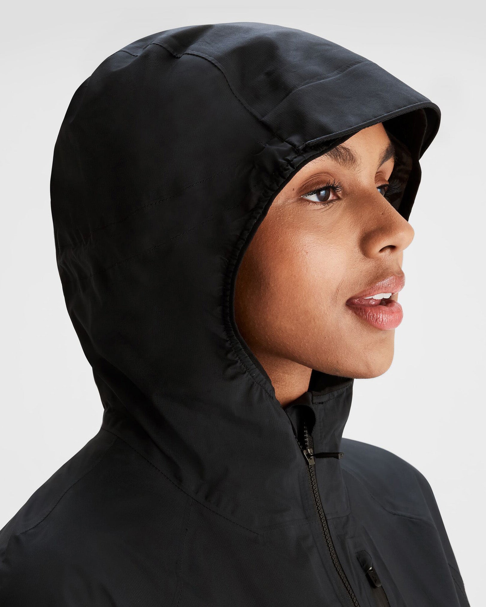 Women's Seeker 2.5L Waterproof Rain Jacket - Lightweight Windproof Outdoor Shell Coat for Hiking & Travel (Black Stingray) | Perfect for Camping, Running & Everyday Wear
