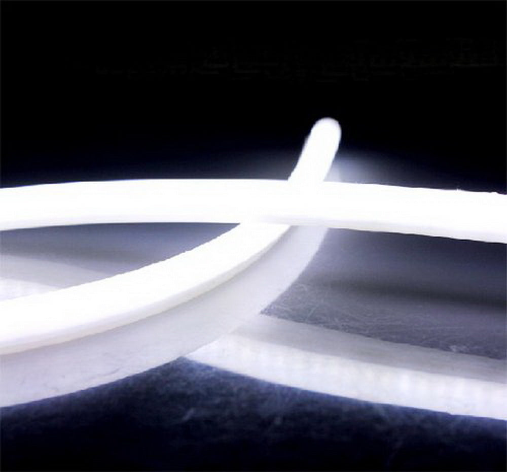 Bright White/Amber Switchback LED Strip Lights for Car Headlight Upgrade - DRL Turn Signal Lights for Enhanced Visibility & Style (Daytime Running Lights, Custom Headlight Mods)