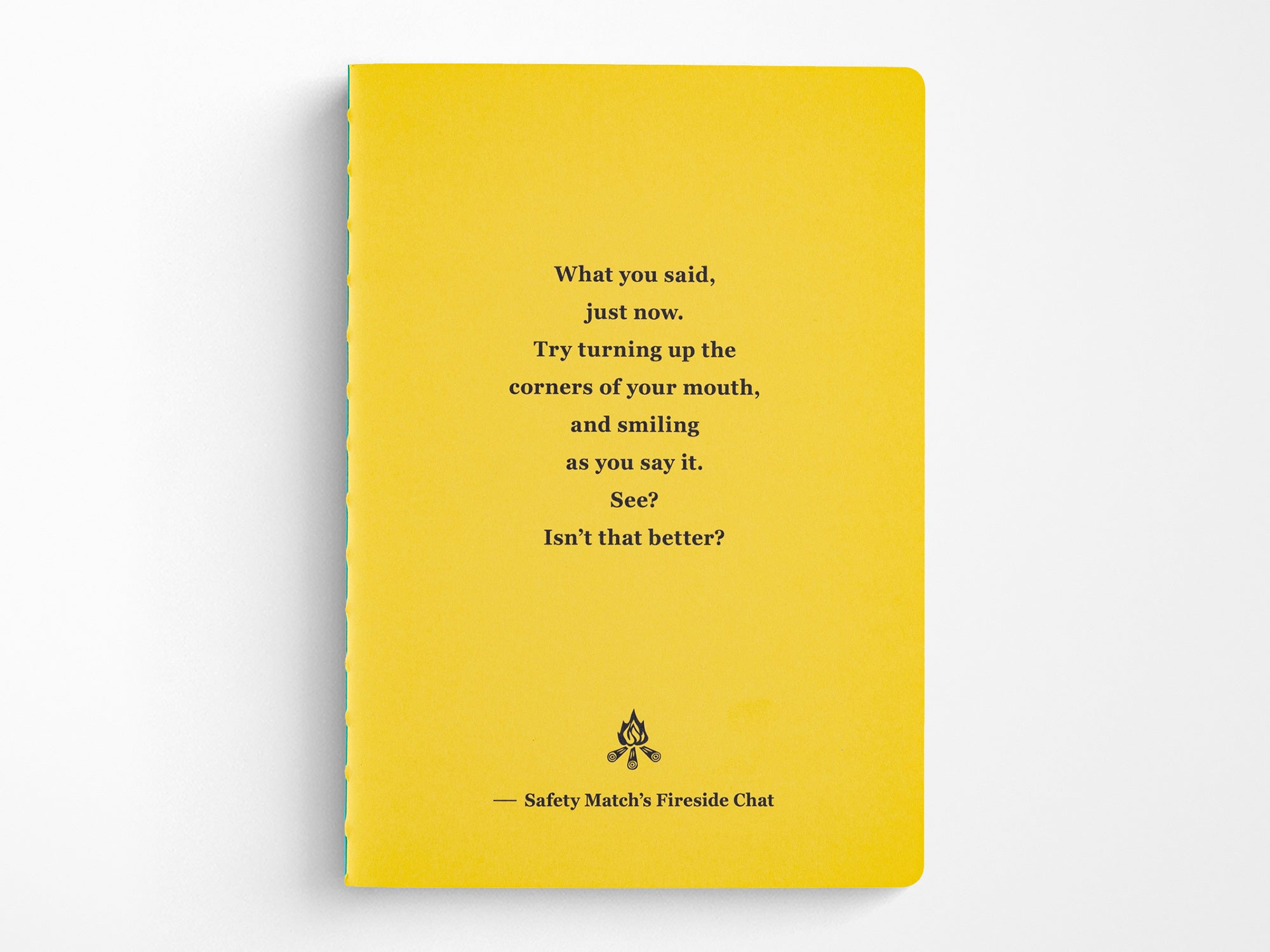 Premium Fireside Chat Blank Notebook - B6 Size (5