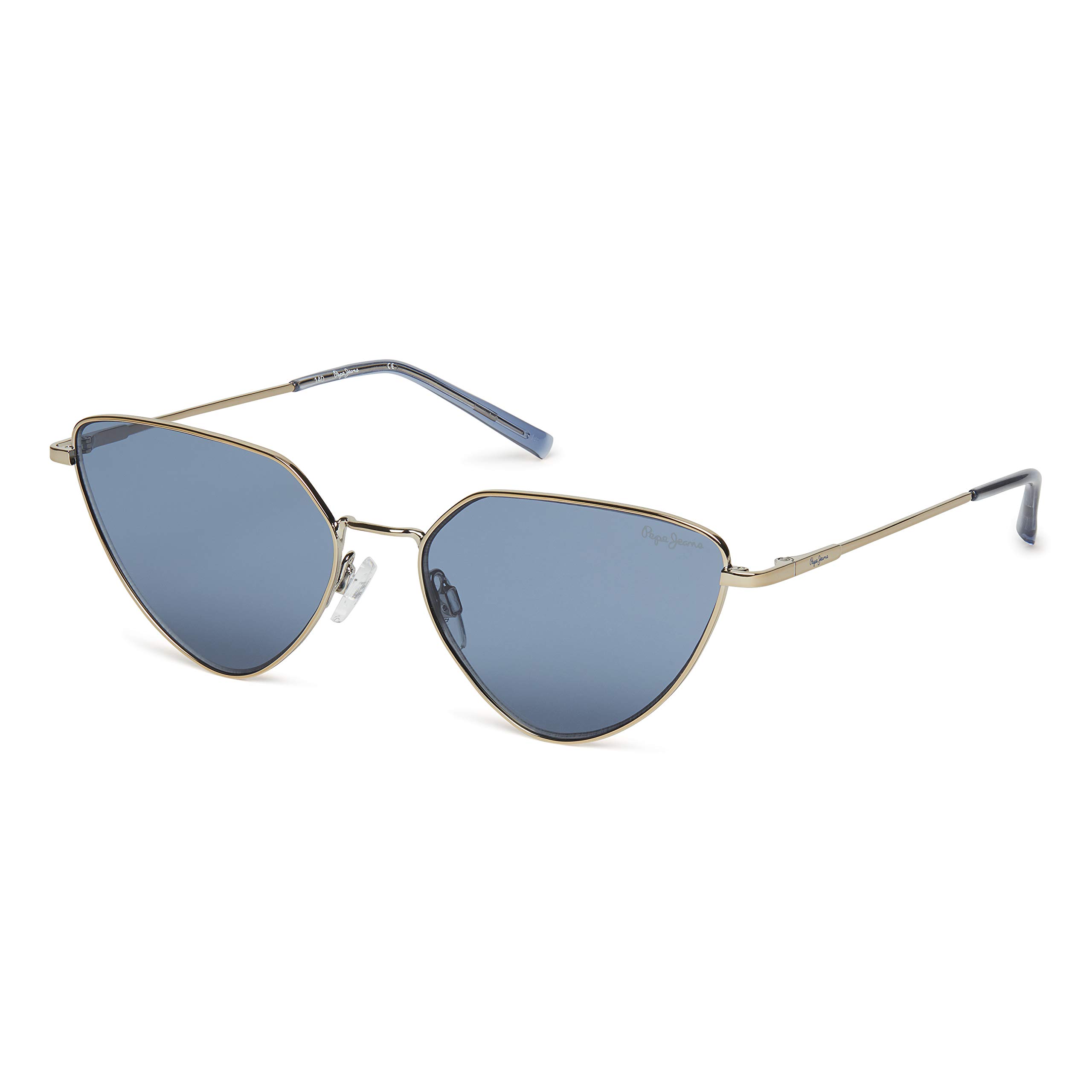 Pepe Jeans Light Gold PIPER Unisex UV Protection Sunglasses - Stylish & Protective Shades for Men & Women | Perfect for Beach, Driving & Outdoor Activities