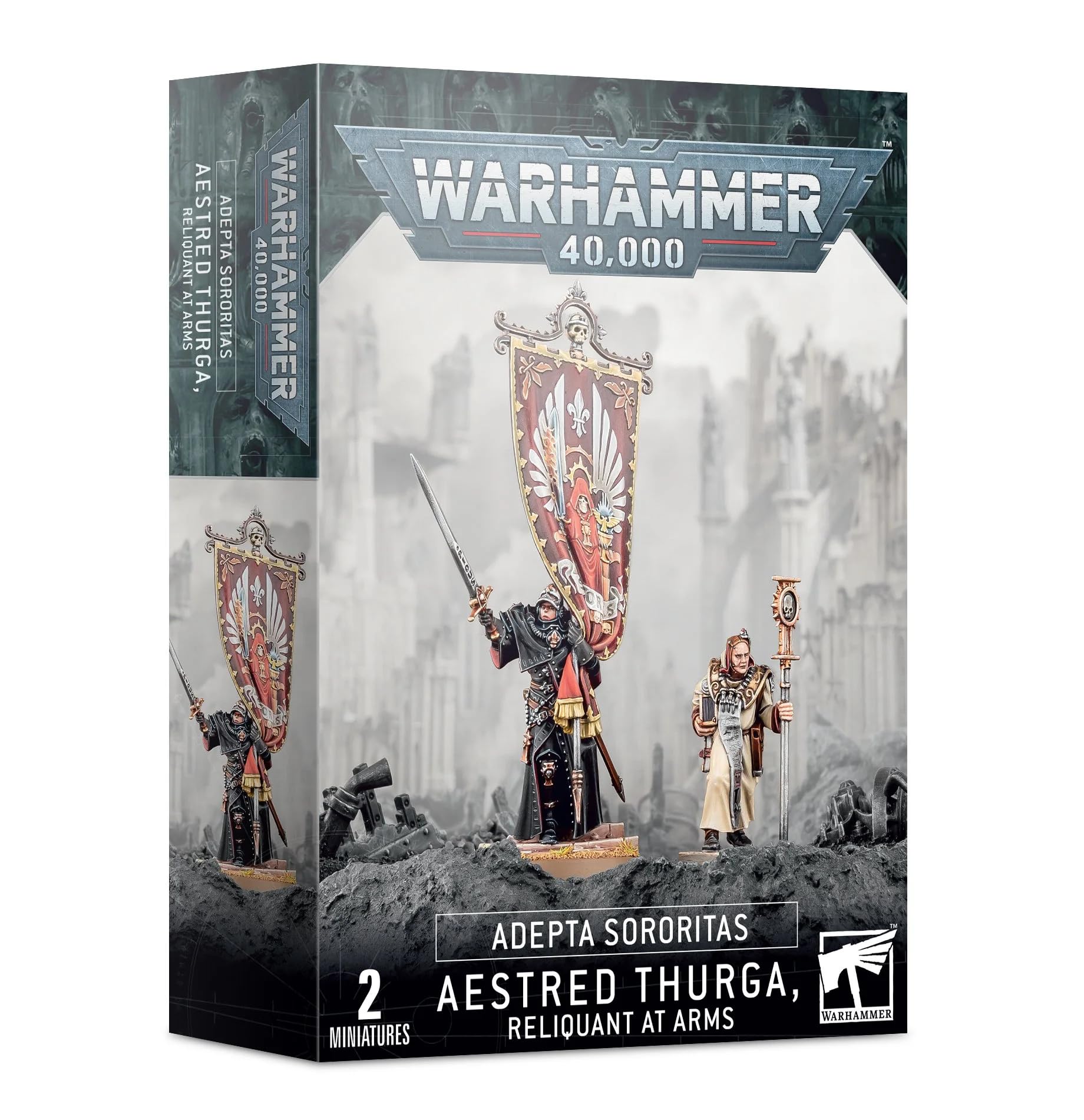 Warhammer 40k Adepta Sororitas Aestred Thurga - Tabletop Gaming Miniature for Battles