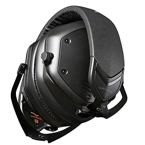 V-MODA Crossfade M-100 Master Hi-Res Over-Ear Headphones with Speakeasy DAC/AMP Lightning Cable - Premium Audiophile Bundle for Studio Recording, Gaming & Travel (Compatible with iPhone/iPad)
