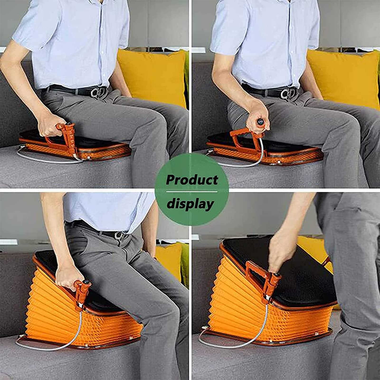 Portable Seat Lift Assist Cushion for Elderly & Disabled - 330 lbs Weight Capacity - Ideal for Home, Travel & Mobility Support - Lightweight & Easy to Use