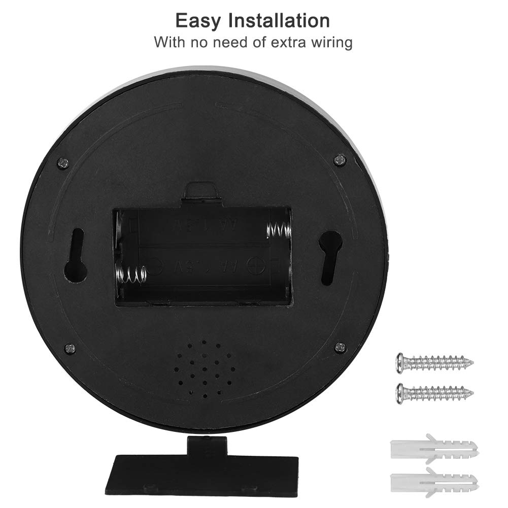 Alvinlite Fake Security Camera with Red LED Light - Indoor/Outdoor Dummy Surveillance CCTV Decoy for Home & Business - Ideal for Deterring Burglars & Enhancing Safety